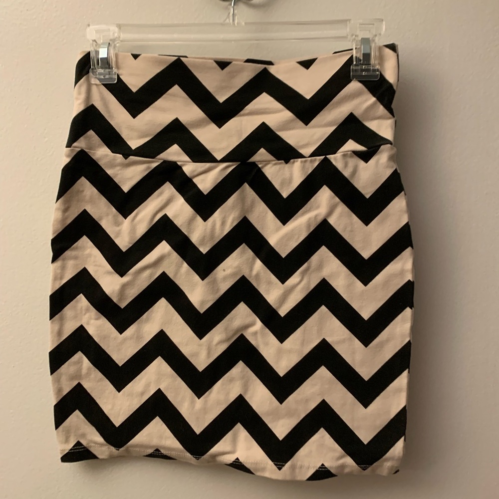 Charlotte Russe Chevron Pencil Skirt